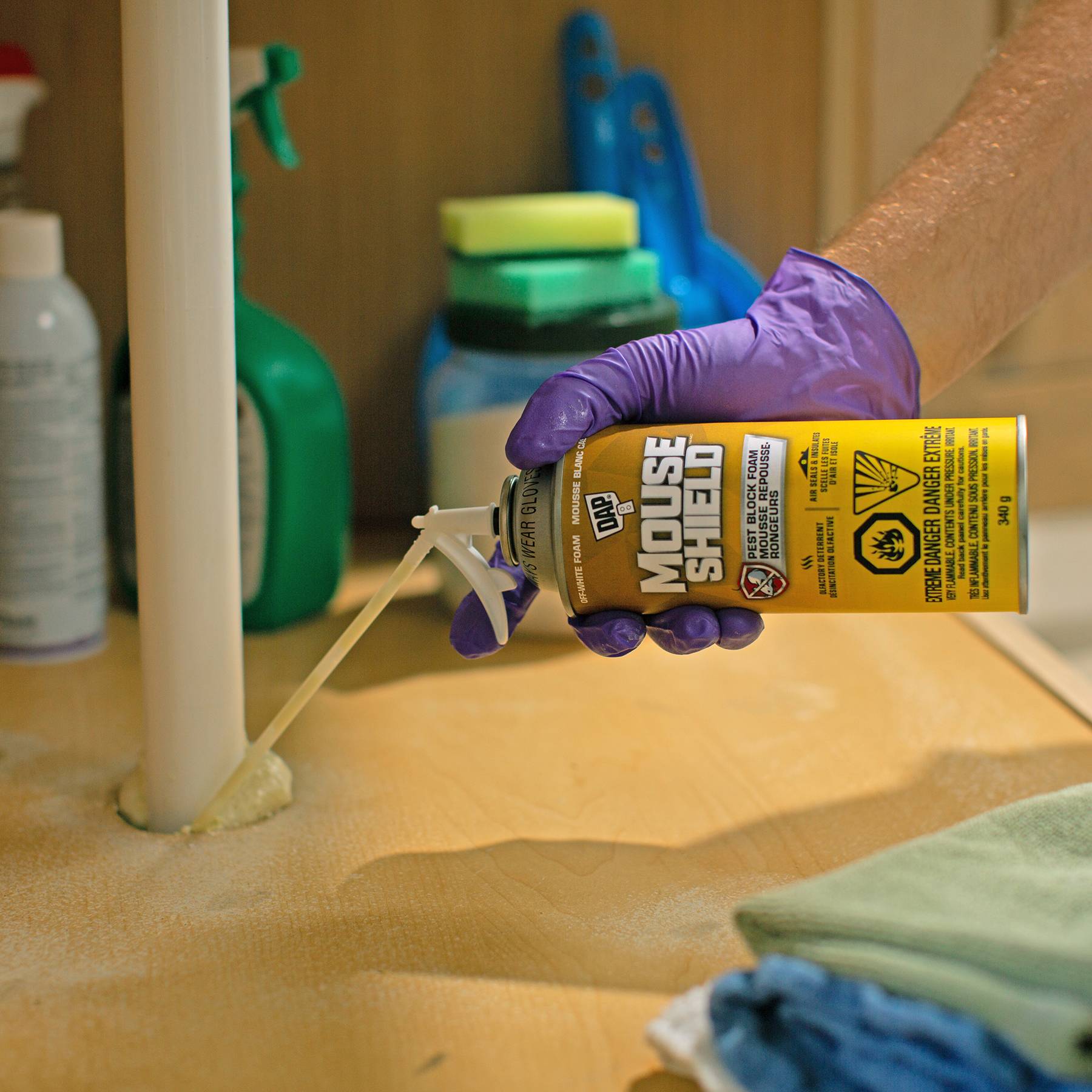 Mouse shield pest foam